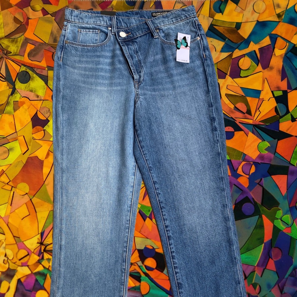 Blank NYC  Jeans- Unique Front Zipper Design